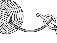 かぎ針編みのフックで糸を始める方法