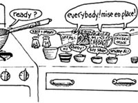 料理の準備にMiseenPlaceアプローチを使用する