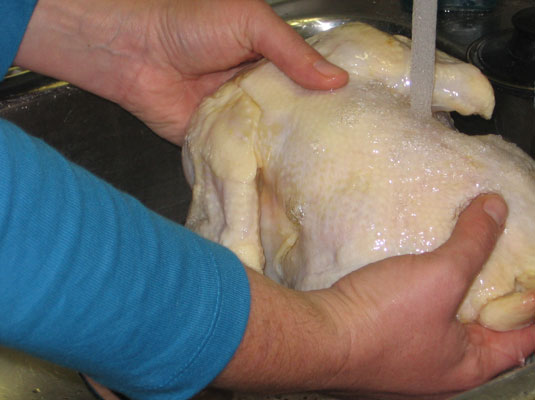 鶏肉のロースト方法