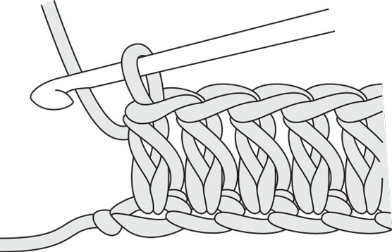 拡張ダブルかぎ針編みを実行する方法