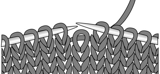 落としたステッチを見つけて固定する方法