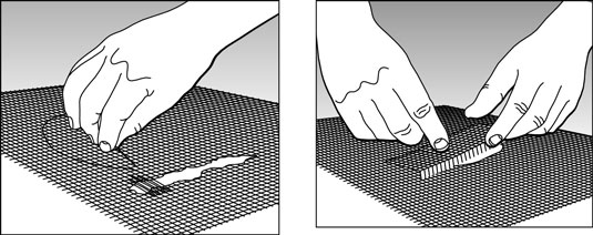 画面にパッチを当てる方法