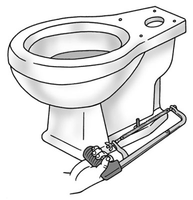 トイレを外す方法