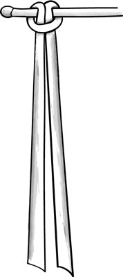 リボンカーテンの作り方
