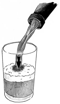 傾けるか傾けないか：ビールを注ぐ方法