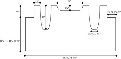 縦縞のベストを編む方法