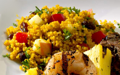 フラットベリーダイエットレシピ：カレークスクス