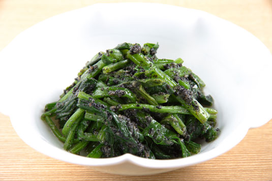 香ばしいほうれん草のレシピ
