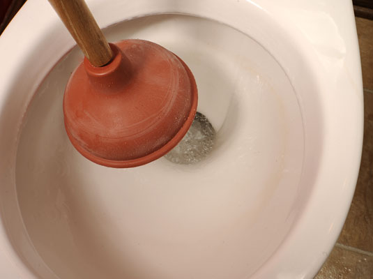 プランジャーでトイレの詰まりを取り除く方法
